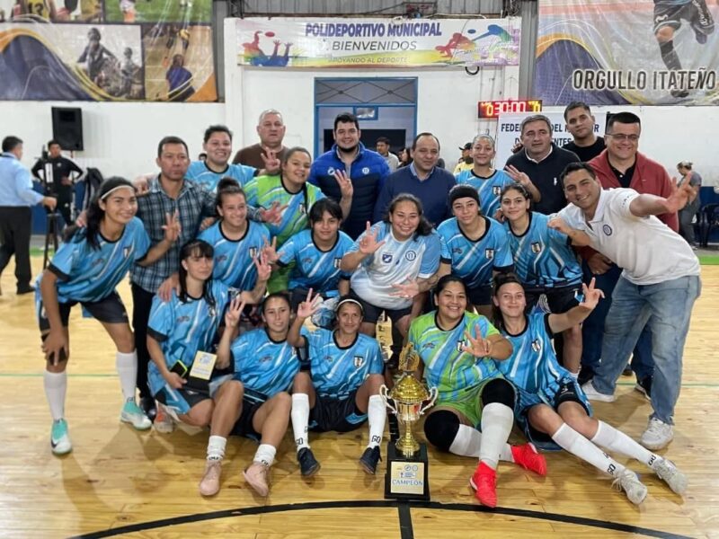 Esquina logra su tercer título provincial de futsal femenino